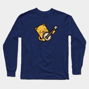 Banjo Cat Long Sleeve T-Shirt